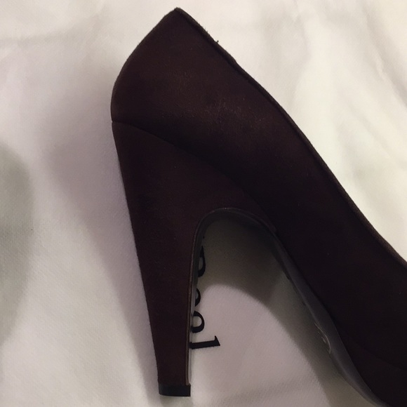 Prada Suede Peep Toe Heels - Picture 4 of 9